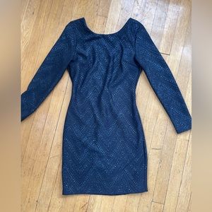 Blue Sparkle cocktail dress